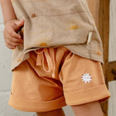 Kapow Kids | Caramel Shorts - LAST Size 2